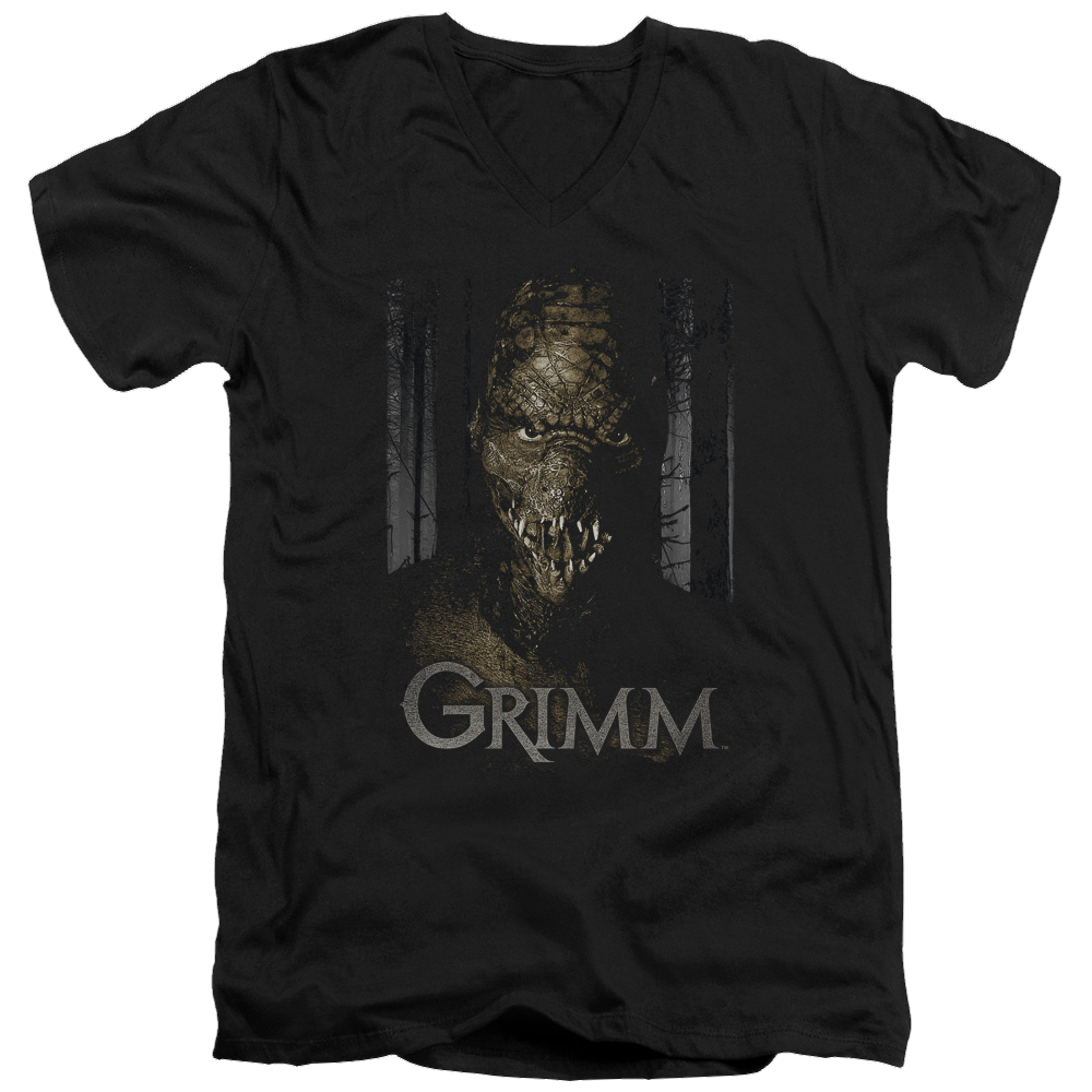 Grimm Chompers - Men's V-Neck T-Shirt Men's V-Neck T-Shirt Grimm   
