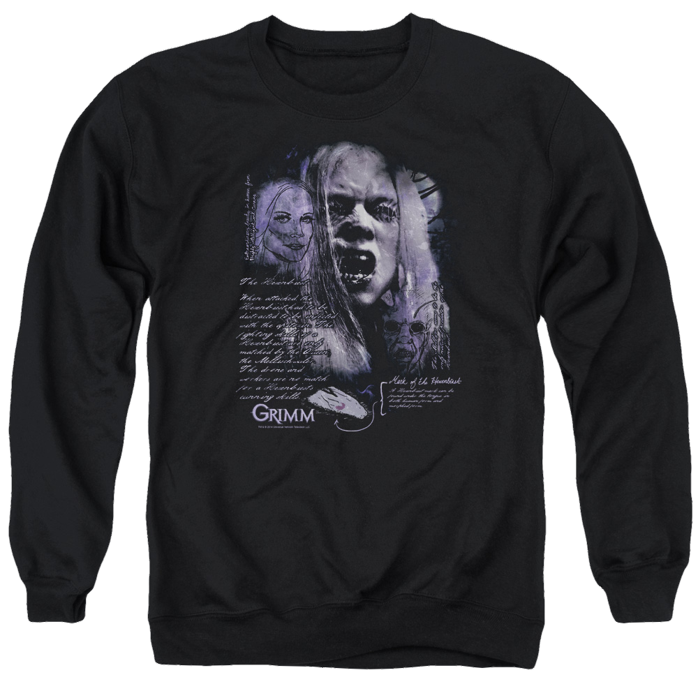 Grimm Lady Hexenbeast - Men's Crewneck Sweatshirt Men's Crewneck Sweatshirt Grimm   