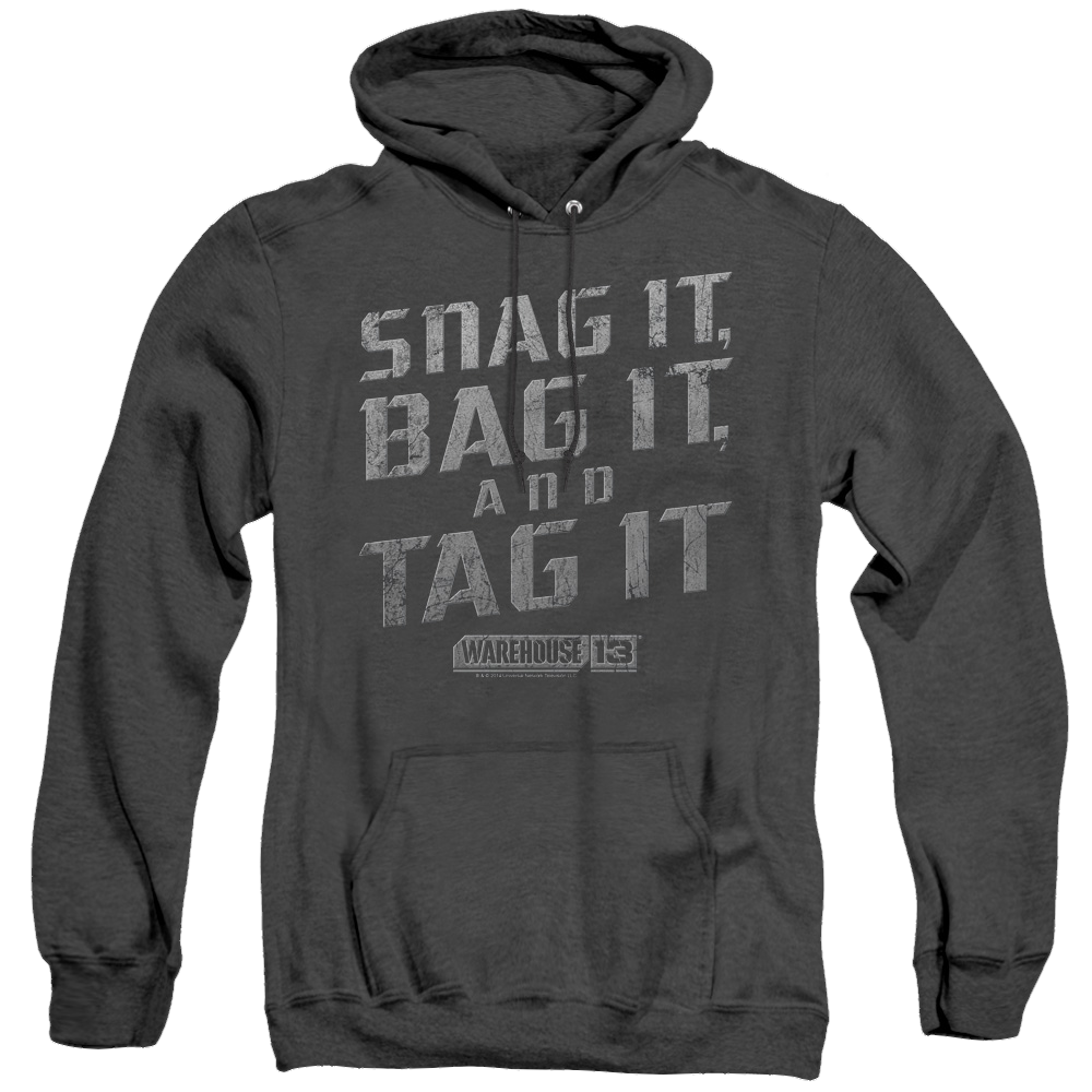 Warehouse 13 Snag It - Heather Pullover Hoodie Heather Pullover Hoodie Warehouse 13   