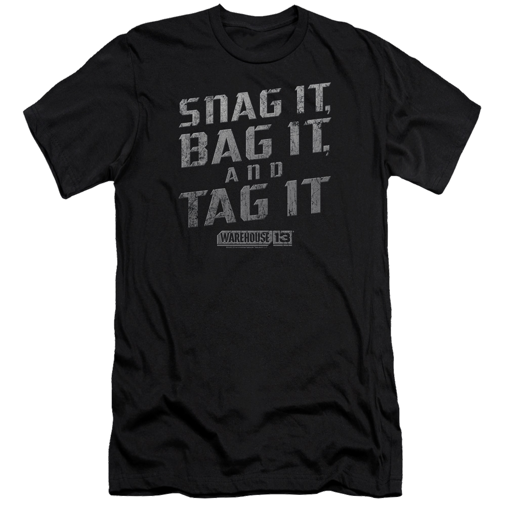 Warehouse 13 Snag It - Men's Premium Slim Fit T-Shirt Men's Premium Slim Fit T-Shirt Warehouse 13   