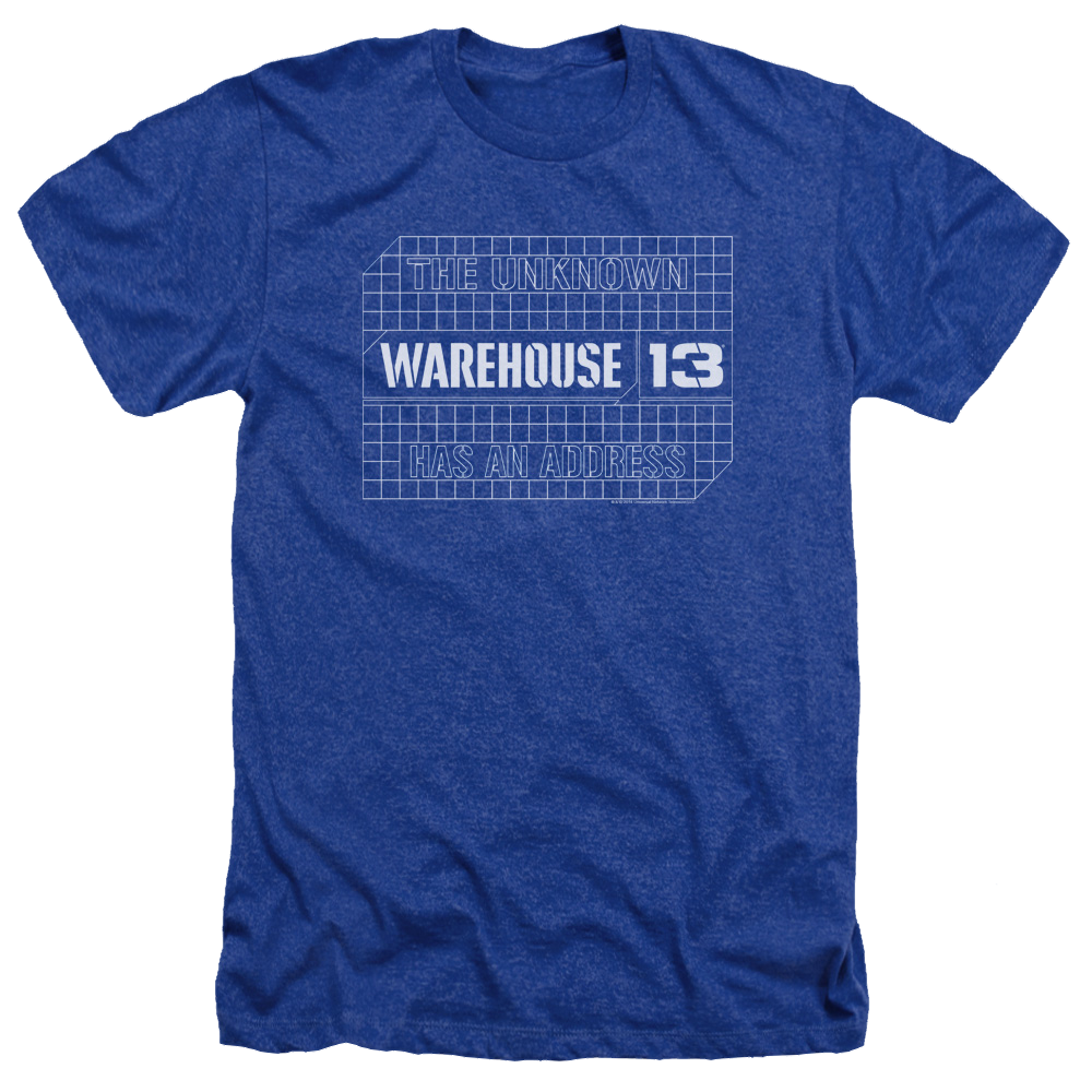 Warehouse 13 Blueprint Logo - Men's Heather T-Shirt Men's Heather T-Shirt Warehouse 13   