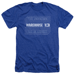 Warehouse 13 Blueprint Logo - Men's Heather T-Shirt Men's Heather T-Shirt Warehouse 13   