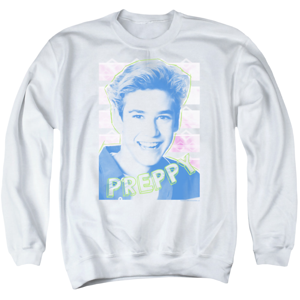 Saved by the Bell Preppy - Men's Crewneck Sweatshirt Men's Crewneck Sweatshirt Saved by the Bell   