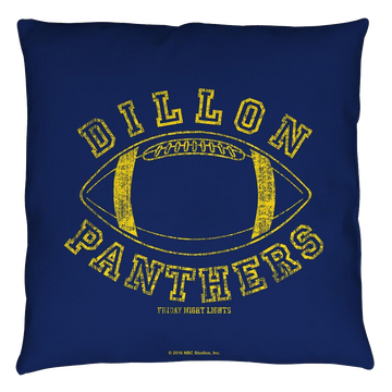 Friday Night Lights Dillon Panthers throw pillow