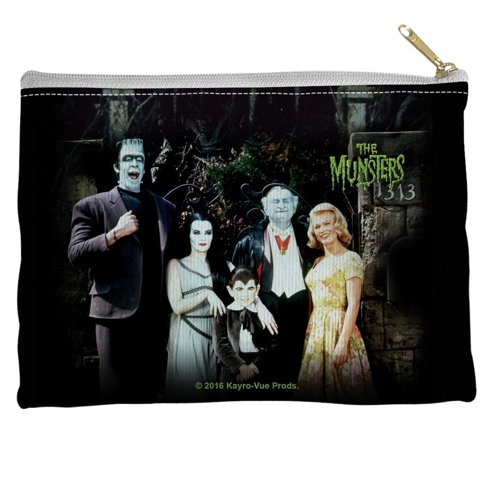 The Munsters - The Family Straight Bottom Pouch Straight Bottom Accessory Pouches The Munsters   