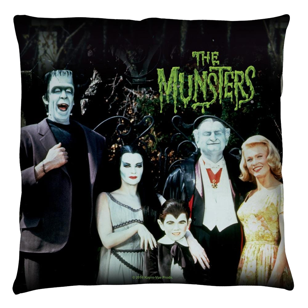 Munsters Family Throw Pillow Throw Pillows The Munsters   