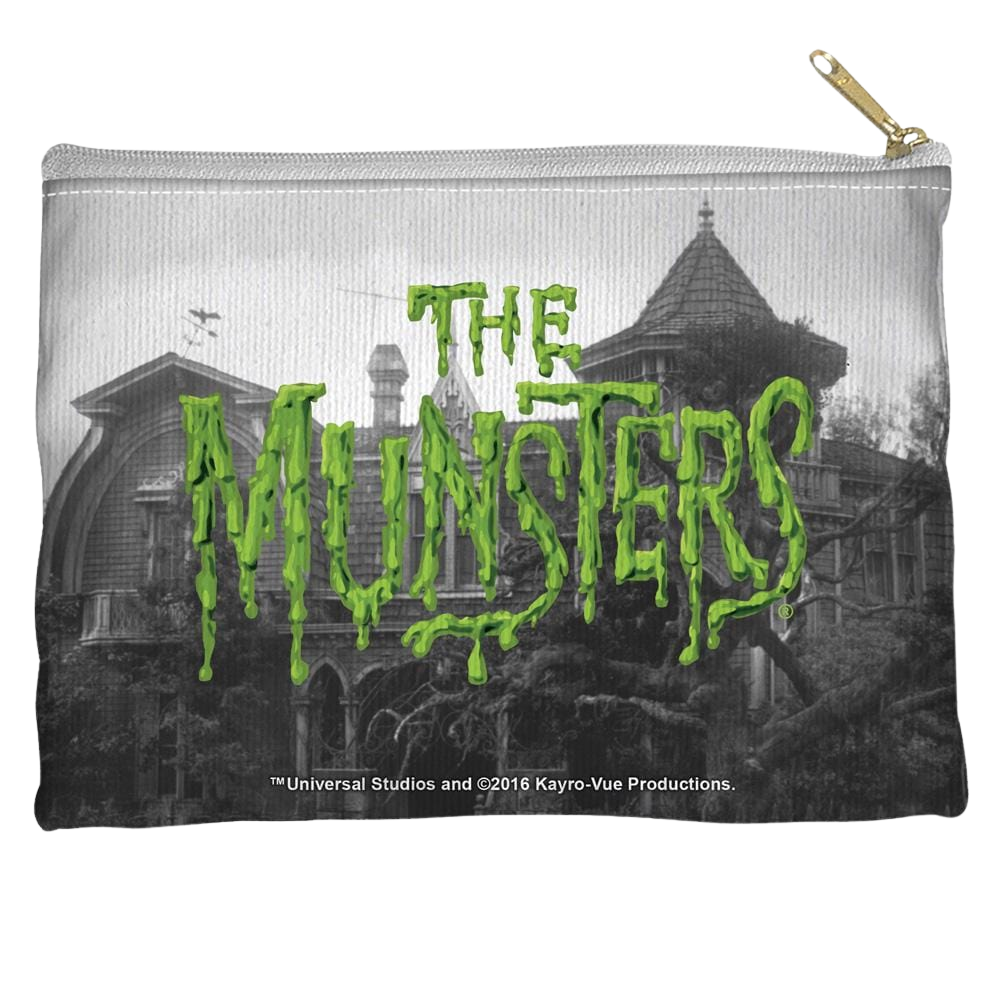 The Munsters - Logo Straight Bottom Pouch Straight Bottom Accessory Pouches The Munsters   