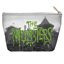 The Munsters - Logo Tapered Bottom Pouch T Bottom Accessory Pouches The Munsters   