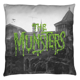 Munsters Logo Throw Pillow Throw Pillows The Munsters   
