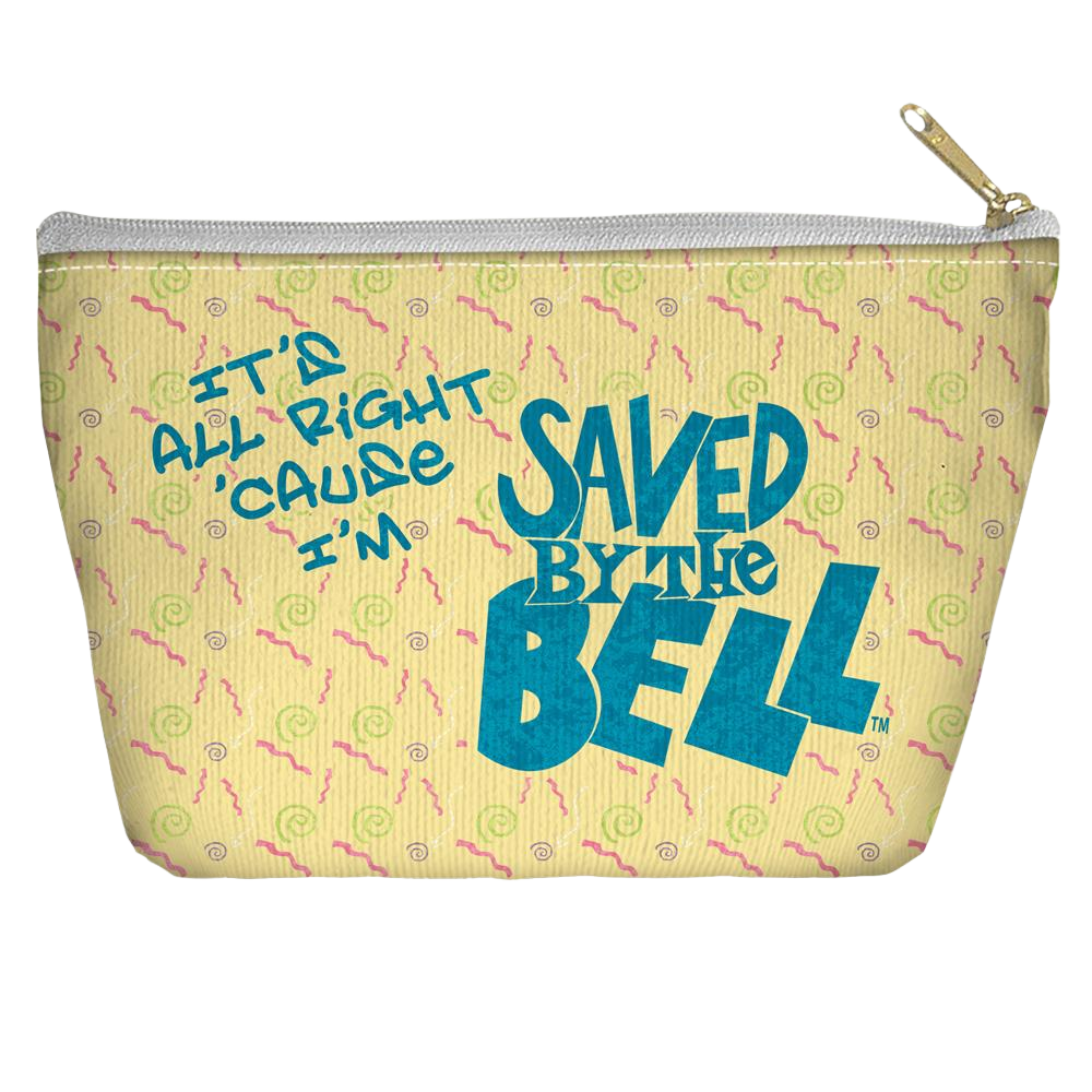 Saved By The Bell - All Right Tapered Bottom Pouch T Bottom Accessory Pouches Saved by the Bell   