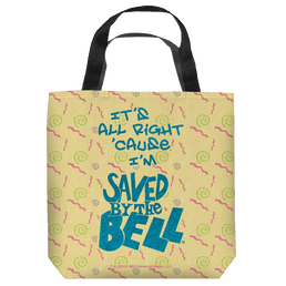 Saved By The Bell - All Right Tote Bag Tote Bags Saved by the Bell   
