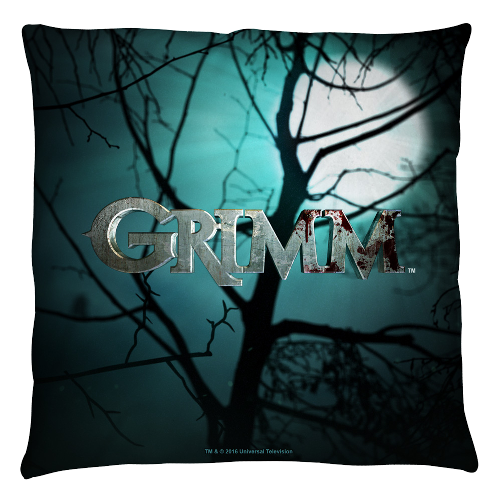 Grimm Logo Throw Pillow Throw Pillows Grimm   