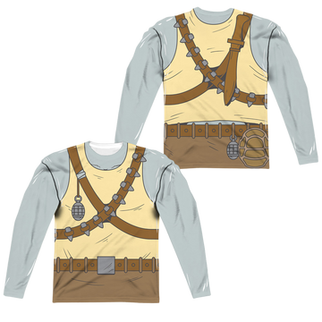 Teenage Mutant Ninja Turtles Tmnt Rocksteady Costume men's all-over print long sleeve
