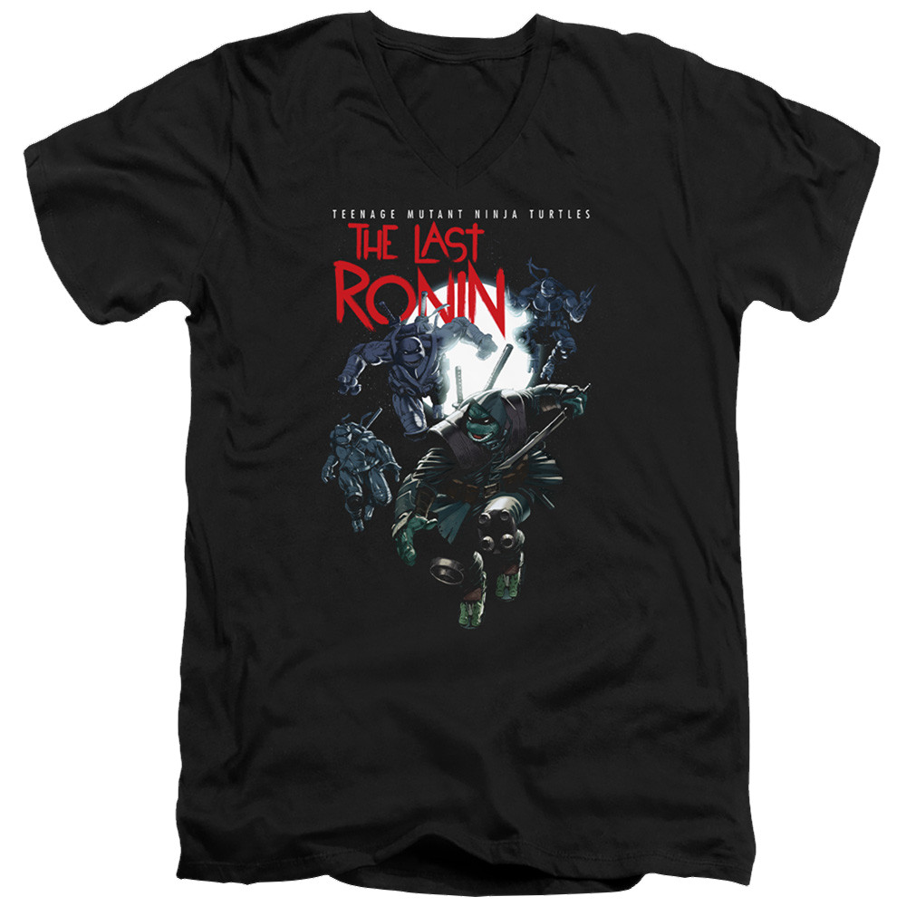 Teenage Mutant Ninja Turtles Four Turtles Leap - Men's V-Neck T-Shirt Men's V-Neck T-Shirt Teenage Mutant Ninja Turtles   