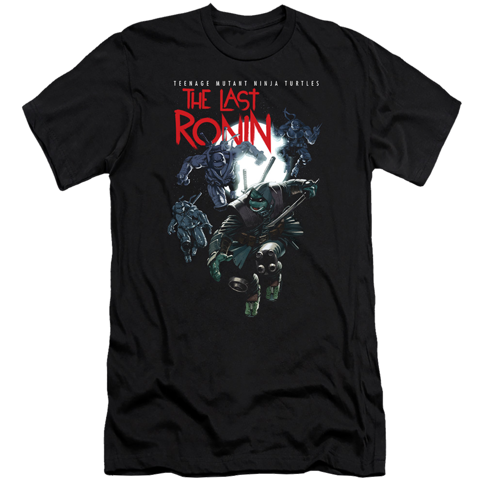 Teenage Mutant Ninja Turtles Four Turtles Leap - Men's Premium Slim Fit T-Shirt Men's Premium Slim Fit T-Shirt Teenage Mutant Ninja Turtles   
