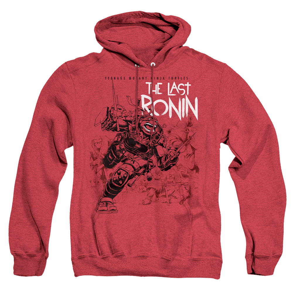 Teenage Mutant Ninja Turtles Charging Ronin - Heather Pullover Hoodie Heather Pullover Hoodie Teenage Mutant Ninja Turtles   