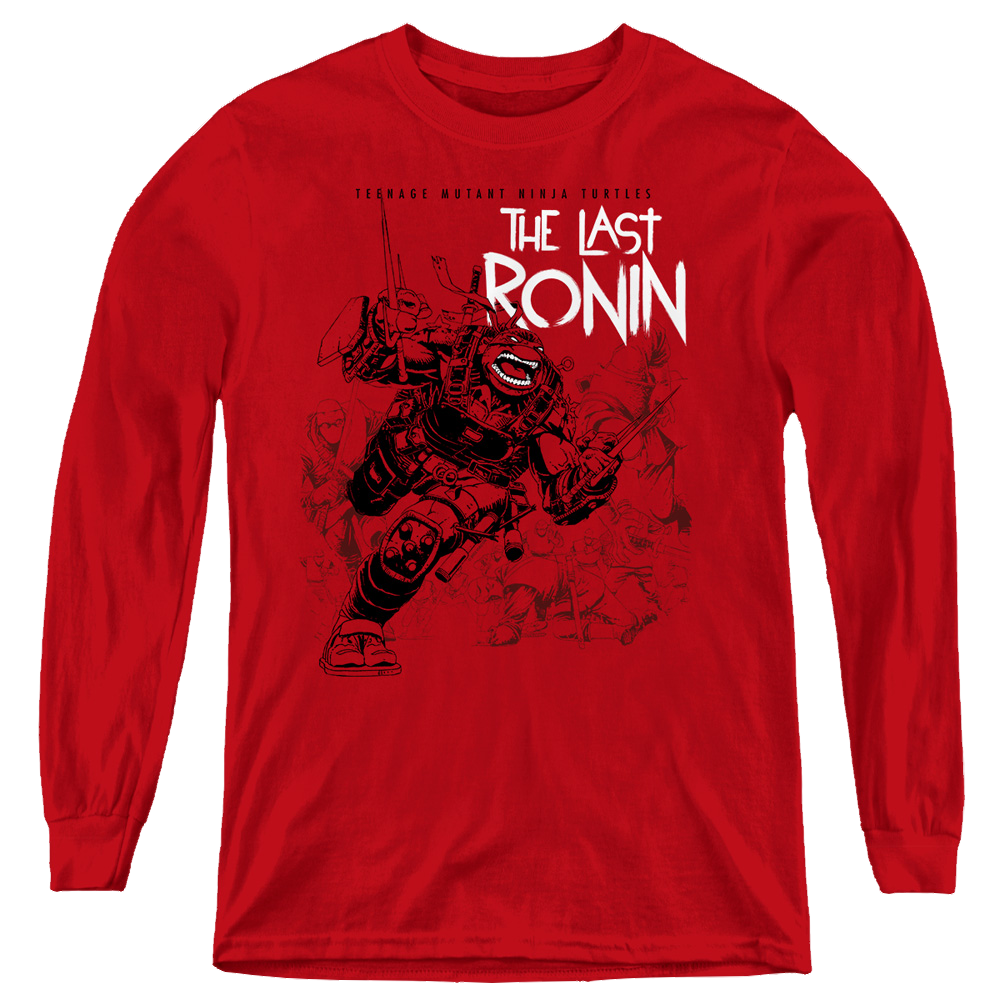 Teenage Mutant Ninja Turtles Charging Ronin - Youth Long Sleeve T-Shirt Youth Long Sleeve T-Shirt Teenage Mutant Ninja Turtles   