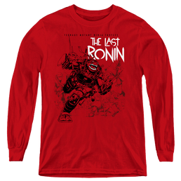 Teenage Mutant Ninja Turtles Charging Ronin - Youth Long Sleeve T-Shirt Youth Long Sleeve T-Shirt Teenage Mutant Ninja Turtles   