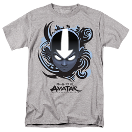 Avatar The Last Airbender Airbender Blue And Black Kanji - Men's Regular Fit T-Shirt Men's Regular Fit T-Shirt Avatar The Last Airbender   