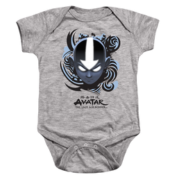 Avatar The Last Airbender Airbender Blue And Black Kanji - Baby Bodysuit Baby Bodysuit Avatar The Last Airbender   