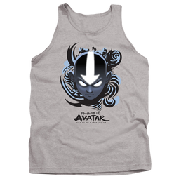 Avatar The Last Airbender Airbender Blue And Black Kanji - Men's Tank Top Men's Tank Avatar The Last Airbender   