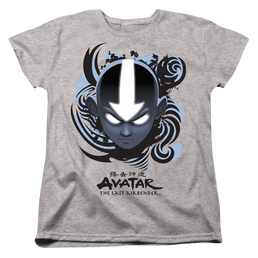 Avatar The Last Airbender Airbender Blue And Black Kanji - Women's T-Shirt Women's T-Shirt Avatar The Last Airbender   