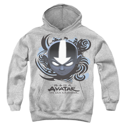 Avatar The Last Airbender Airbender Blue And Black Kanji - Youth Hoodie Youth Hoodie (Ages 8-12) Avatar The Last Airbender   