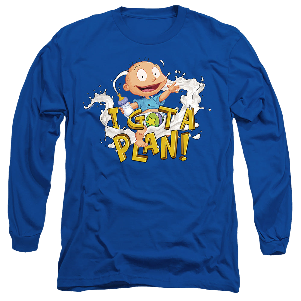 Rugrats Tommy Pickles Has A Plan - Men's Long Sleeve T-Shirt Men's Long Sleeve T-Shirt Rugrats   