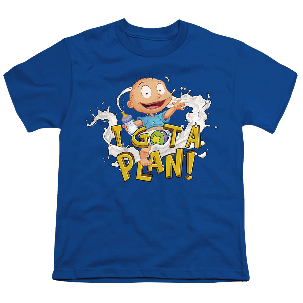 Rugrats Tommy Pickles Has A Plan - Youth T-Shirt Youth T-Shirt (Ages 8-12) Rugrats   