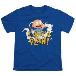 Rugrats Tommy Pickles Has A Plan - Youth T-Shirt Youth T-Shirt (Ages 8-12) Rugrats   