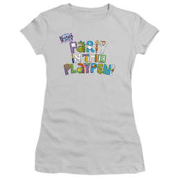 Rugrats Party In The Playpen - Juniors T-Shirt Juniors T-Shirt Rugrats   