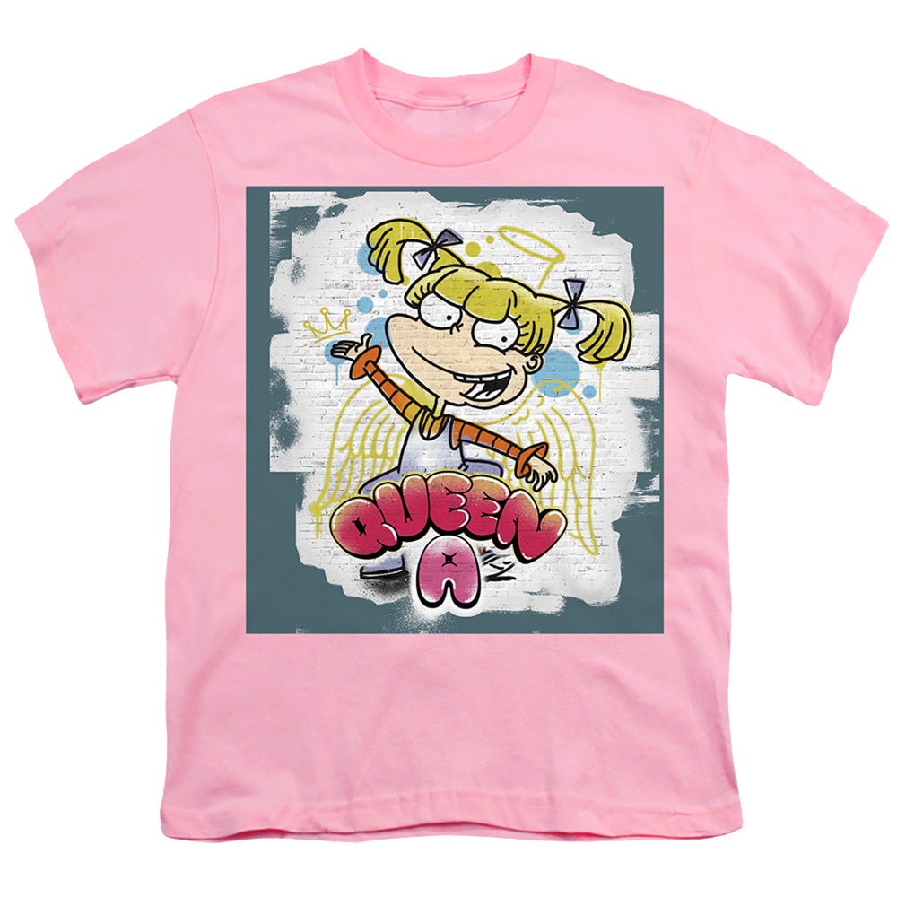 Rugrats Queen A For Angelica - Youth T-Shirt Youth T-Shirt (Ages 8-12) Rugrats   