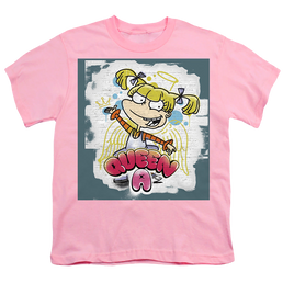 Rugrats Queen A For Angelica - Youth T-Shirt Youth T-Shirt (Ages 8-12) Rugrats   