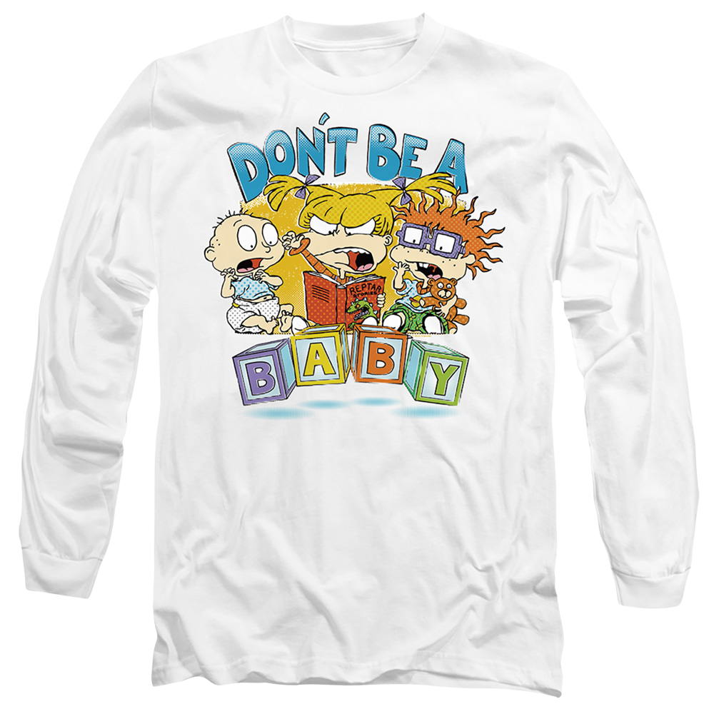 Rugrats Don'T Be A Baby Blocks - Men's Long Sleeve T-Shirt Men's Long Sleeve T-Shirt Rugrats   