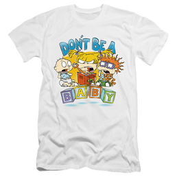 Rugrats Don'T Be A Baby Blocks - Men's Premium Slim Fit T-Shirt Men's Premium Slim Fit T-Shirt Rugrats   