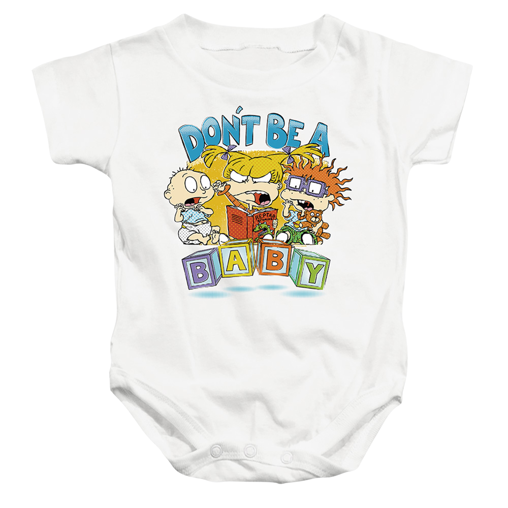 Rugrats Don'T Be A Baby Blocks - Baby Bodysuit Baby Bodysuit Rugrats   