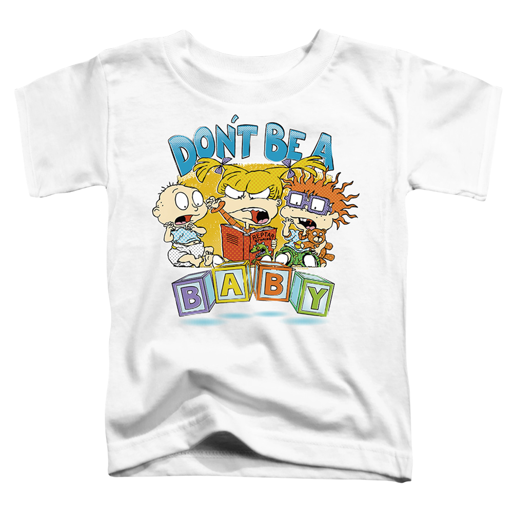 Rugrats Don'T Be A Baby Blocks - Toddler T-Shirt Toddler T-Shirt Rugrats   
