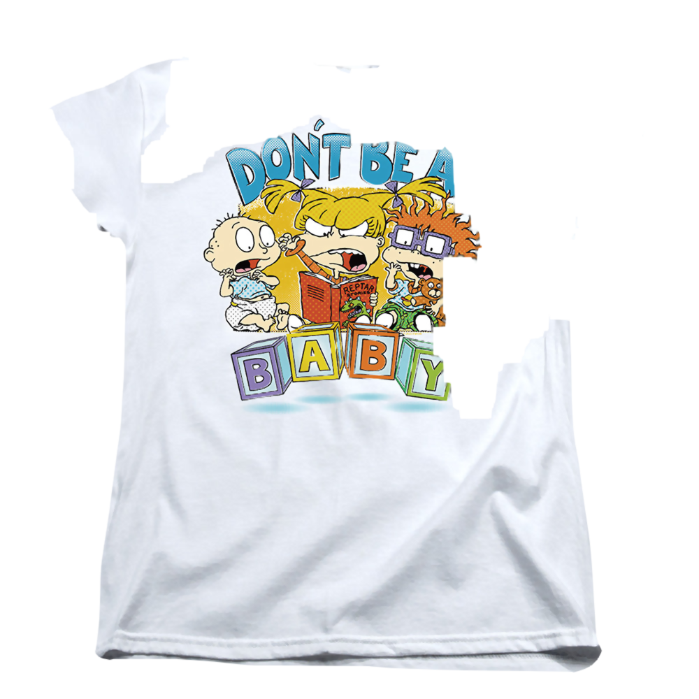 Rugrats Don'T Be A Baby Blocks - Women's T-Shirt Women's T-Shirt Rugrats   