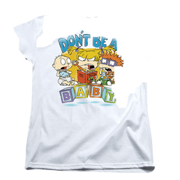 Rugrats Don'T Be A Baby Blocks - Women's T-Shirt Women's T-Shirt Rugrats   