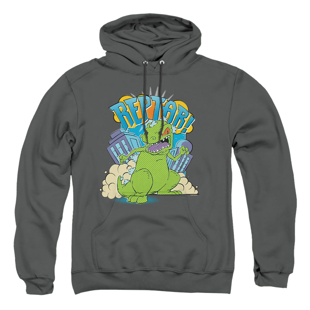 Rugrats Reptar Stomp - Pullover Hoodie Pullover Hoodie Rugrats   