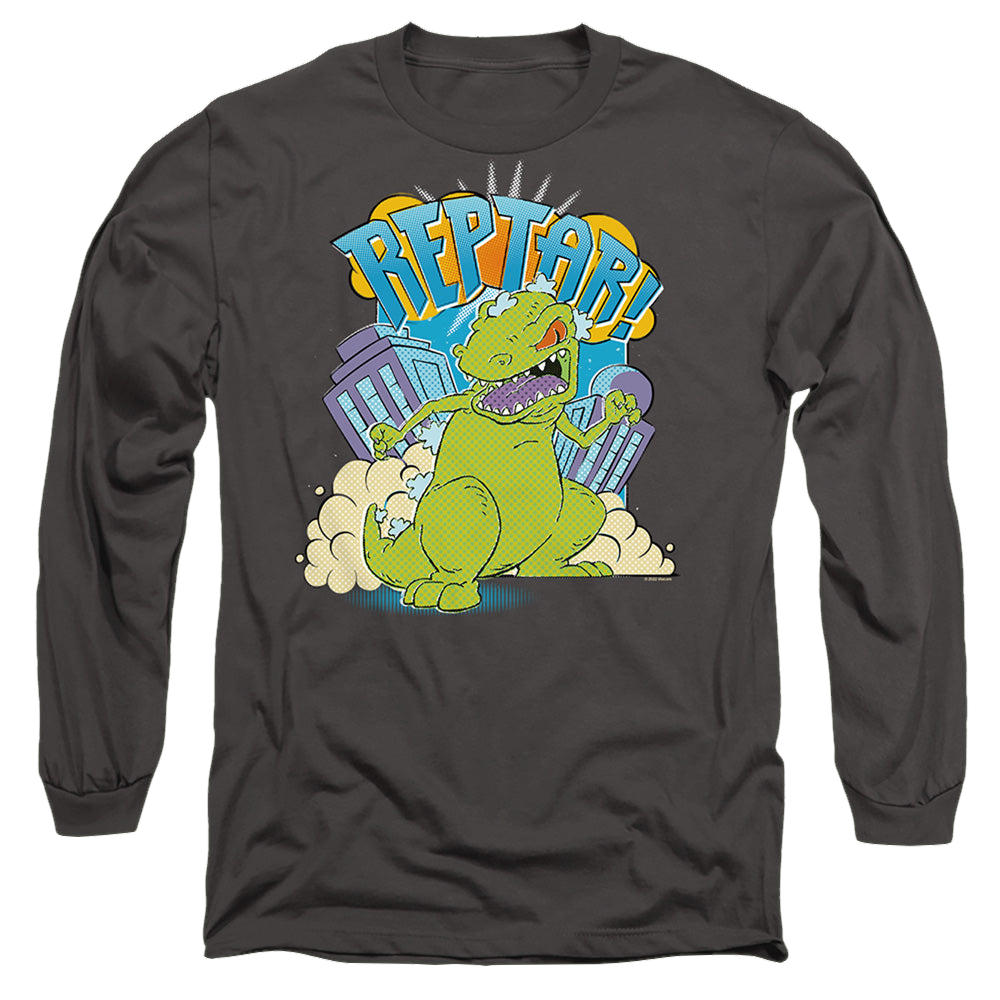 Rugrats Reptar Stomp - Men's Long Sleeve T-Shirt Men's Long Sleeve T-Shirt Rugrats   