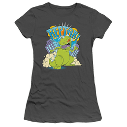 Rugrats Reptar Stomp - Juniors T-Shirt Juniors T-Shirt Rugrats   