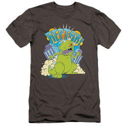Rugrats Reptar Stomp - Men's Premium Slim Fit T-Shirt Men's Premium Slim Fit T-Shirt Rugrats   