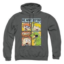 Rugrats We Want Reptar! Comic - Pullover Hoodie Pullover Hoodie Rugrats   