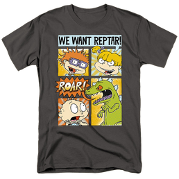 Rugrats We Want Reptar! Comic - Men's Regular Fit T-Shirt Men's Regular Fit T-Shirt Rugrats   
