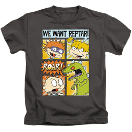 Rugrats We Want Reptar! Comic - Kid's T-Shirt Kid's T-Shirt (Ages 4-7) Rugrats   
