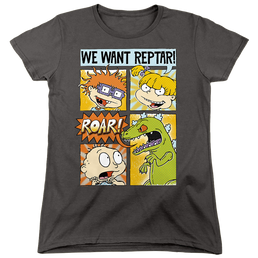 Rugrats We Want Reptar! Comic - Women's T-Shirt Women's T-Shirt Rugrats   