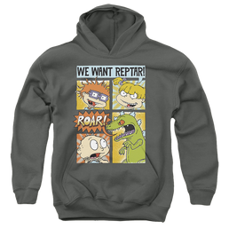 Rugrats We Want Reptar! Comic - Youth Hoodie Youth Hoodie (Ages 8-12) Rugrats   