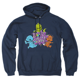Rugrats Babies Run For The Hills - Pullover Hoodie Pullover Hoodie Rugrats   