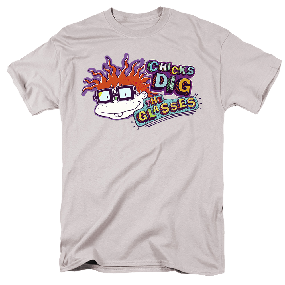 Rugrats Chicks Dig The Glasses Badge - Men's Regular Fit T-Shirt Men's Regular Fit T-Shirt Rugrats   